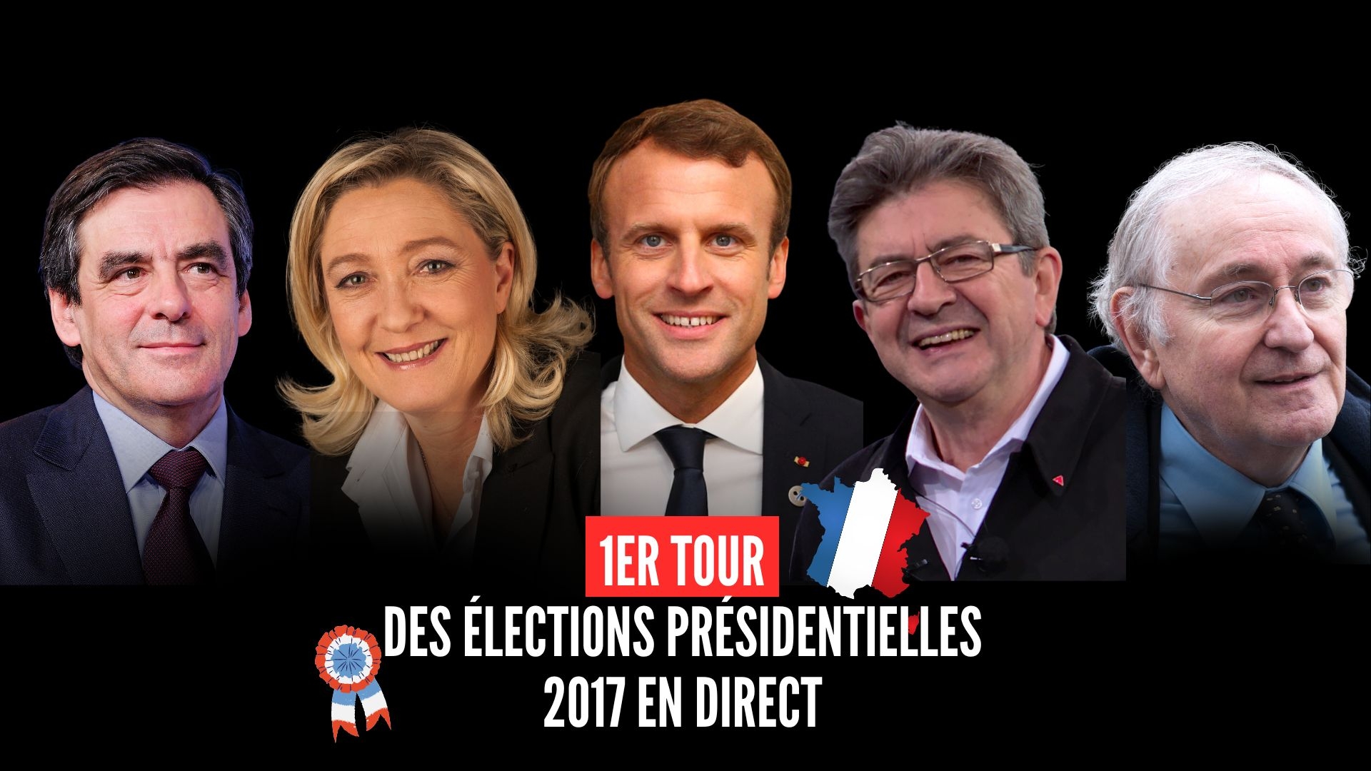 Premier tour de l’élection présidentielle 2017 en direct sur TF1 et France 2