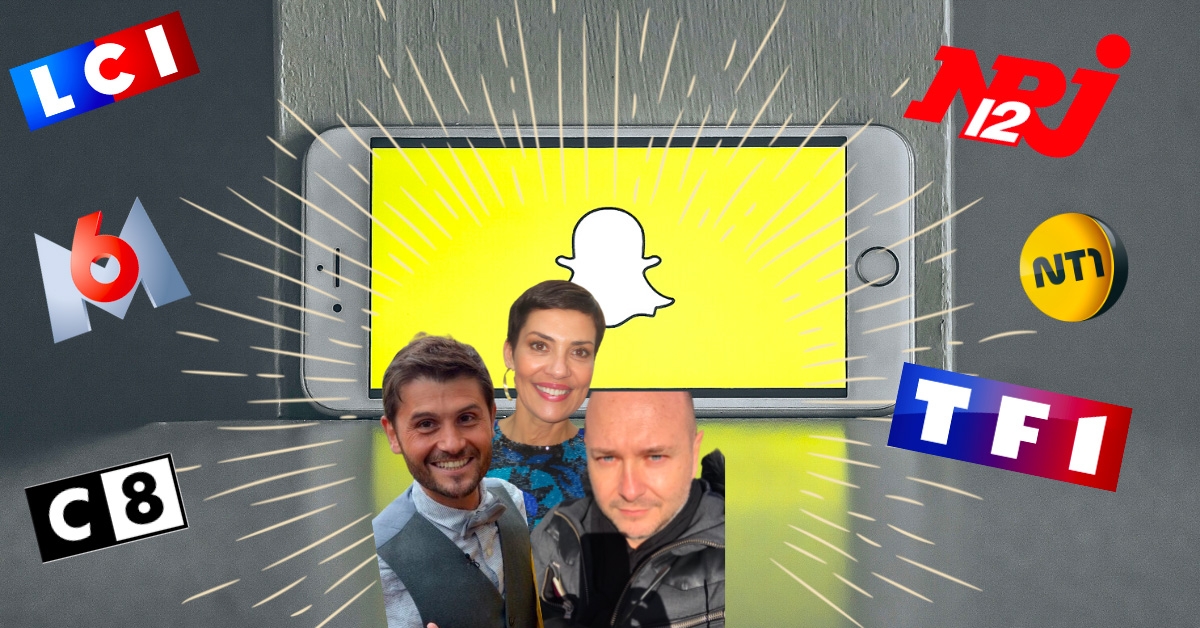 Snapchat de célébrités : les comptes des animateurs TV