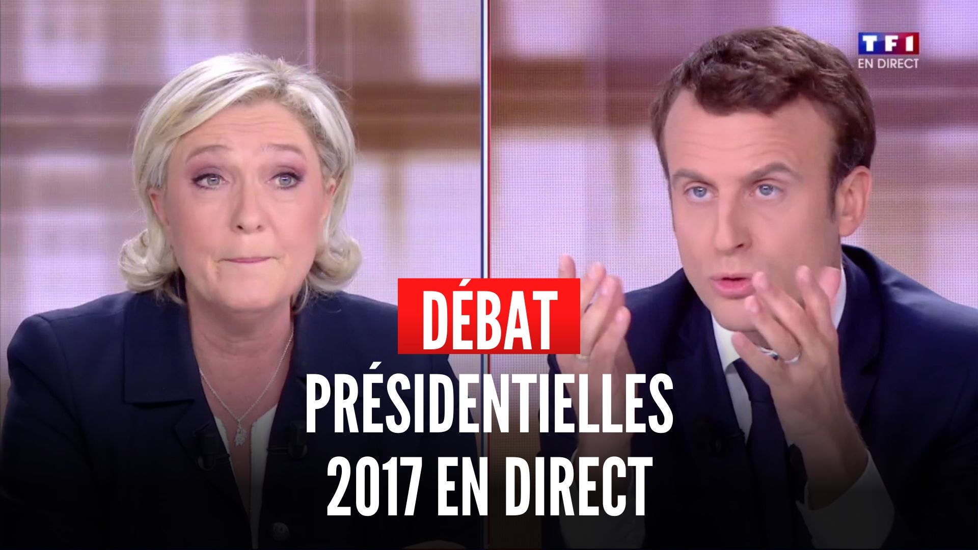 Visionnez le débat de l’entre-deux tours de l’élection présidentielle 2017 en direct