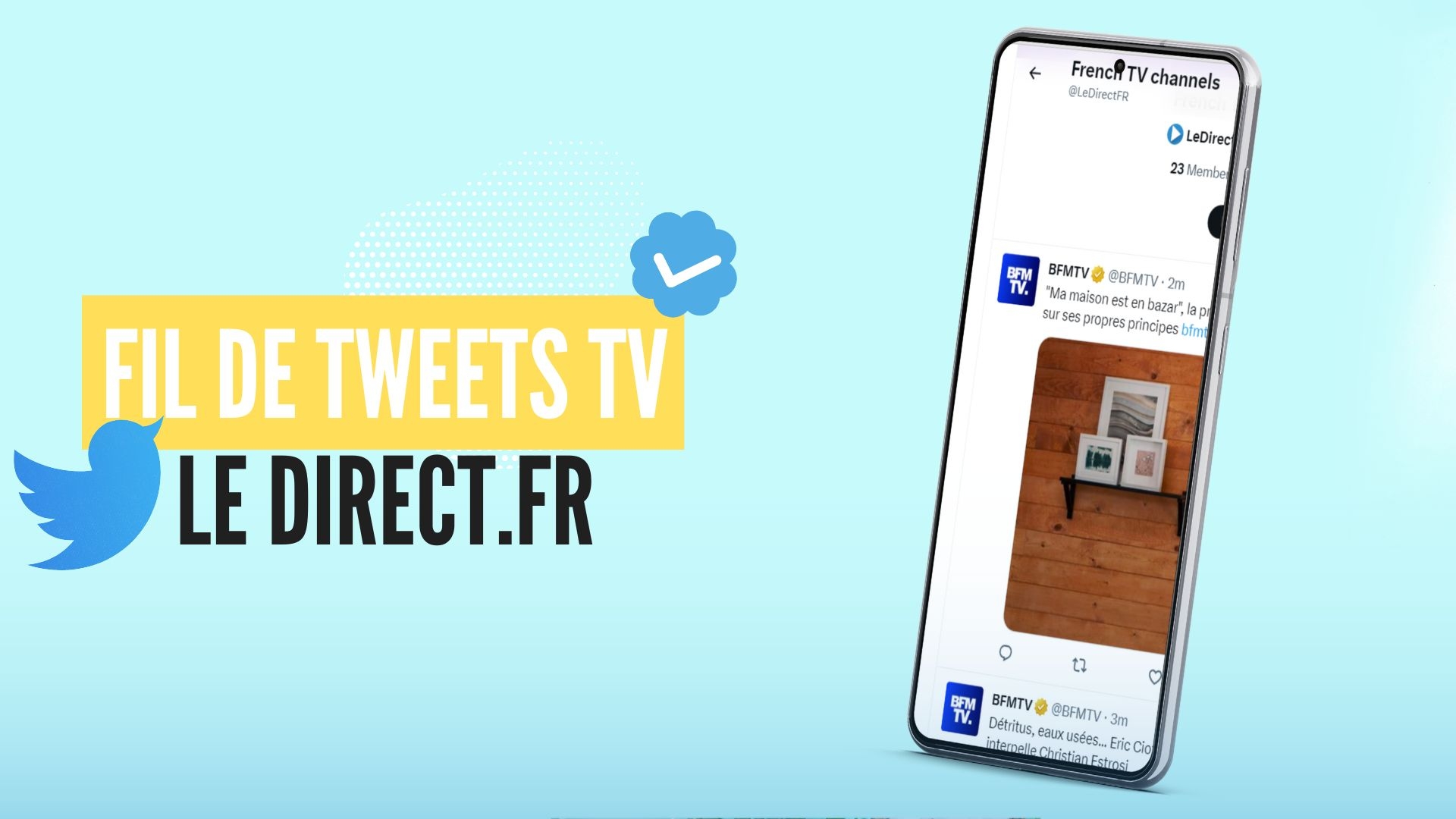 Notre Flux de Tweets TV actualisé en direct et en continu